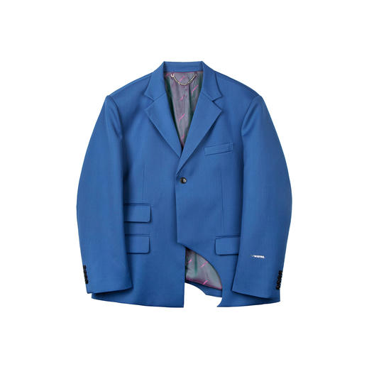 Unawares SS21 弧形缺失剪裁双口袋单排扣西装 商品图4