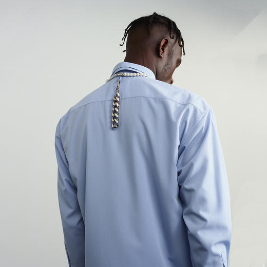 Unawares.FW20  开叉剪裁双层领衬衫 商品图3