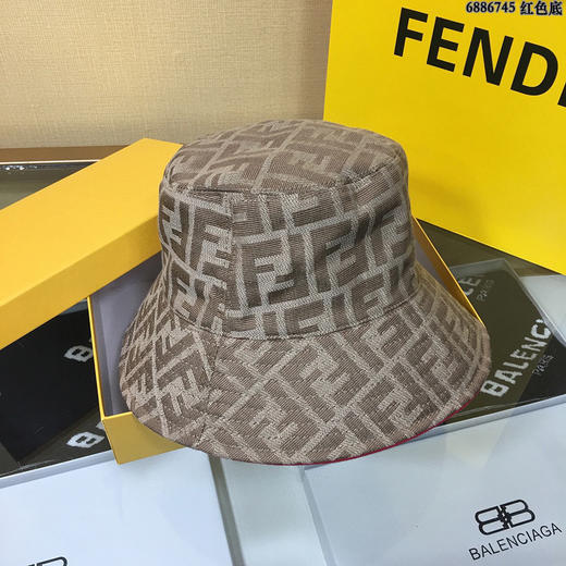 Fendi芬迪 爆款 FF提花渔夫帽 商品图8
