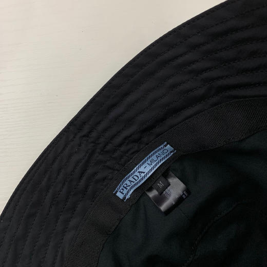 PRADA普拉达经典暗黑锦纶渔夫帽 商品图5