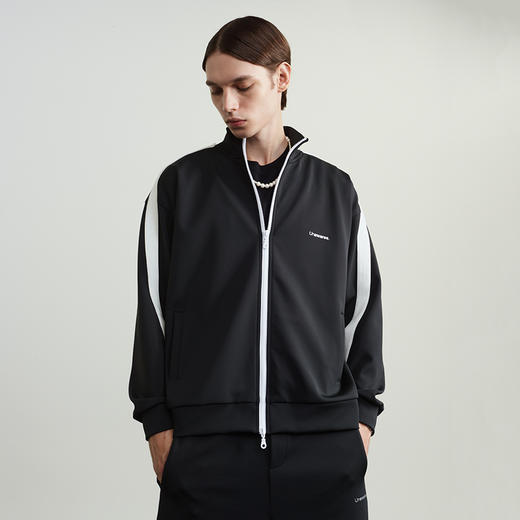Unawares.FW20 弧形线条运动夹克 商品图0