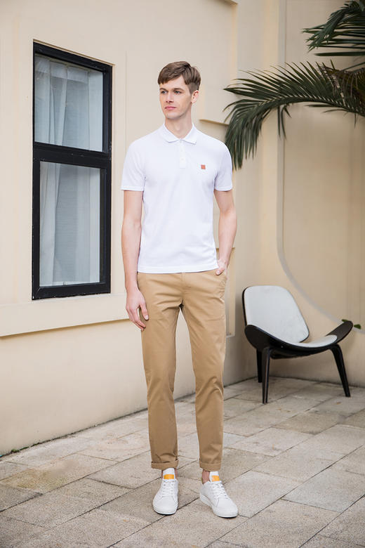 callisto珠地丝绵翻领T恤  SQTSS175C 商品图0