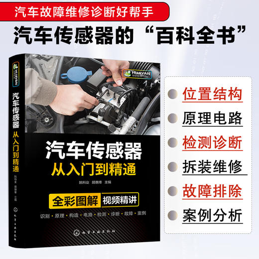 汽车传感器从入门到精通（56个高清视频，彩色图解，常见传感器+新型传感器） 商品图1