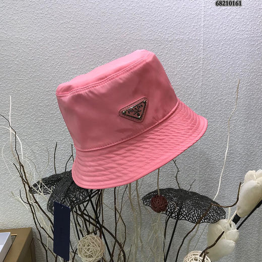 PRADA普拉达经典暗黑锦纶渔夫帽 商品图7