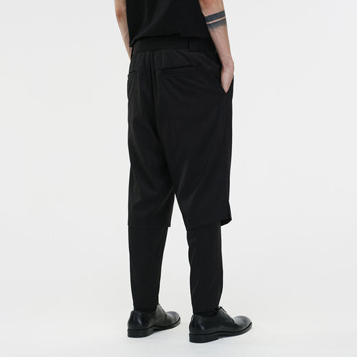 Unawares FW20 双层裤筒单褶九分西裤 商品图1