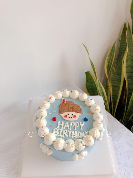 男宝宝萌萌手绘蛋糕-低糖处理无添加 商品图3