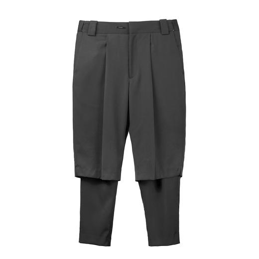 Unawares FW20 双层裤筒单褶九分西裤 商品图4