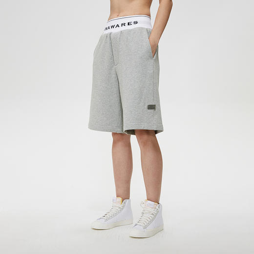 Unawares SS21 提花LOGO松紧腰拳击运动短裤 商品图2