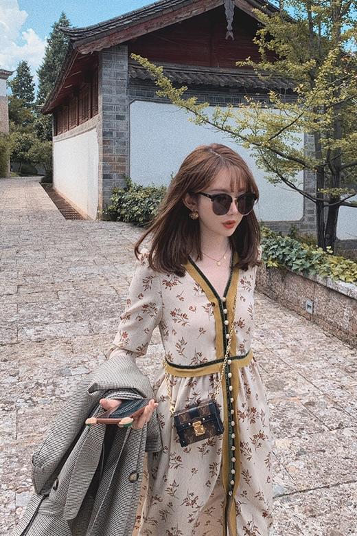 金蘑菇菇【春日私语 碎花裙系列】每件都足够惊艳，点睛之笔 商品图5