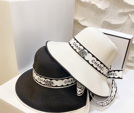 【CHANEL香奈儿】2021新款织带草帽 商品图0