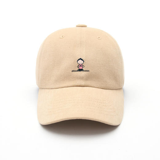 新款瑜珈棒球帽女时尚刺绣帽子韩版情侣防晒遮阳软顶春夏百搭七夕情人节 商品图3