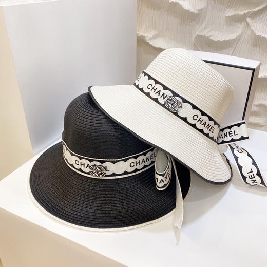 【CHANEL香奈儿】2021新款织带草帽 商品图2