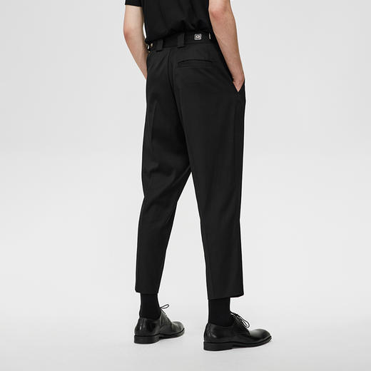 Unawares SS21 定制调节扣标准单褶九分西裤 商品图3