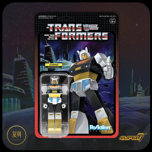 现货 Super 7 变形金刚 黑五限定 3.75挂卡 Transformers 微变 围城 复古 商品图6