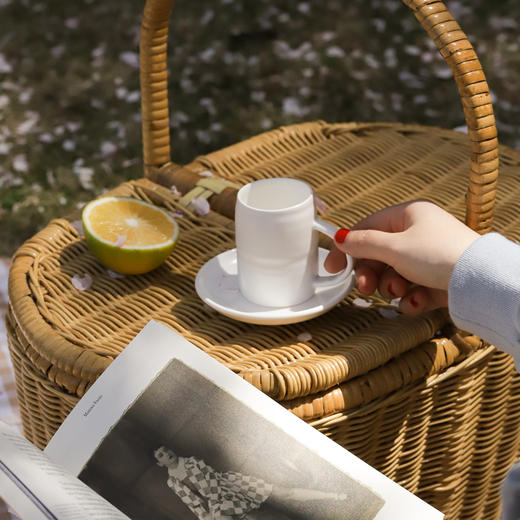 中国 花鸦 甜白釉青花 手冲器具 分享壶 咖啡杯 啤酒杯 马克杯 商品图2