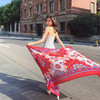 GRH-ttq202190春夏季新款复古民族风沙滩巾棉麻度假防晒丝巾百搭旅游围巾女披肩 商品缩略图0