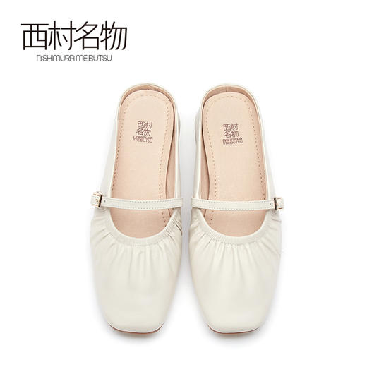 西村名物2021春季新款网红凉拖穆勒鞋女外穿百搭软底玛丽珍T21AH14131 商品图3
