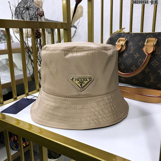 PRADA普拉达经典暗黑锦纶渔夫帽 商品图8