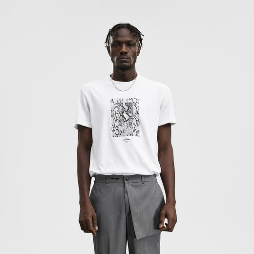 Unawares SS20 蛇纹叠加印花T恤 商品图3