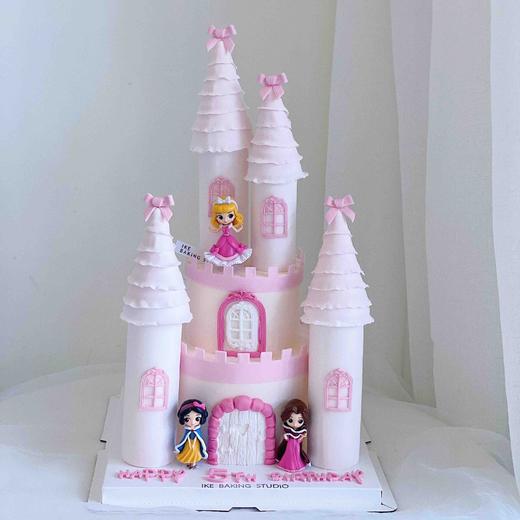公主城堡 | 半翻糖奶油蛋糕 商品图0