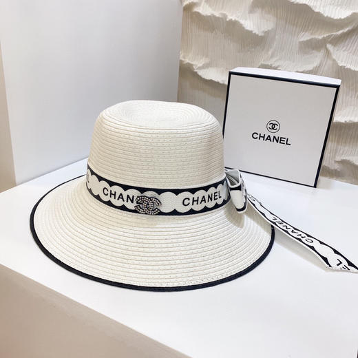 【CHANEL香奈儿】2021新款织带草帽 商品图3