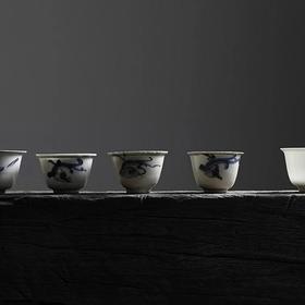 学古灵芝杯（一套六只）