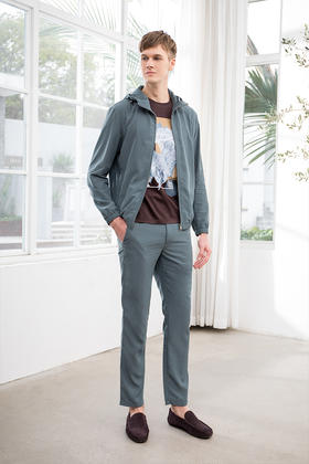 callisto砂洗亲肤莫代尔夹克  SQFEJ010Y