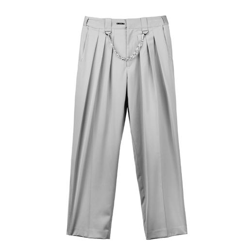 Unawares FW20 捷克钻链三褶宽松长西裤 商品图4