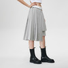 Unawares SS21 多层结构LOGO印花腰衬百褶中长裙 商品缩略图2