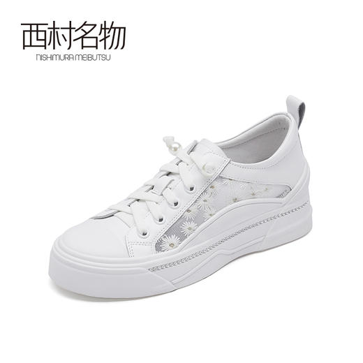 西村名物2021春季新款老爹鞋ins潮爆款小白鞋网红百搭运动鞋X21AM14971 商品图1