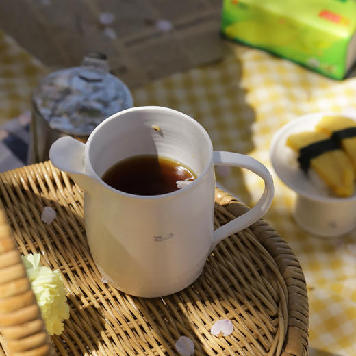 中国 花鸦 甜白釉青花 手冲器具 分享壶 咖啡杯 啤酒杯 马克杯 商品图3