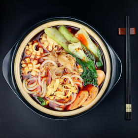 【麻辣鲜香有嚼劲】延边风味过桥米线 三包料 300g/袋 方便面 速食 砂锅米线 东北特产