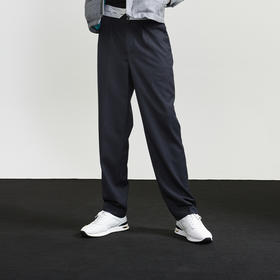 Unawares. FW20 LOGO印花腰衬单褶标准长西裤