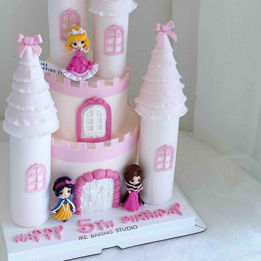 公主城堡 | 半翻糖奶油蛋糕 商品图2