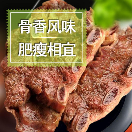 带骨牛小排8片1600g  骨香风味  肥厚相宜 商品图2