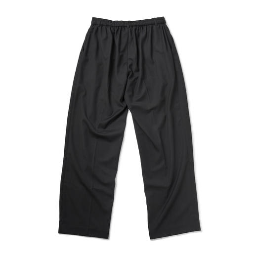 Unawares FW18 三层褶直筒 品牌男装休闲宽松垂感长西裤 炭蓝 商品图3