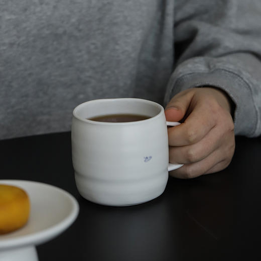 中国 花鸦 甜白釉青花 手冲器具 分享壶 咖啡杯 啤酒杯 马克杯 商品图10