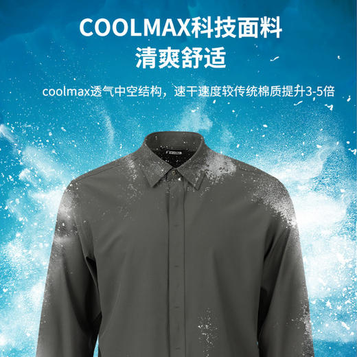 21AW新品上市！！-2021新品  鹰爪行动 逆风CoolMax  速干衬衫 商品图2