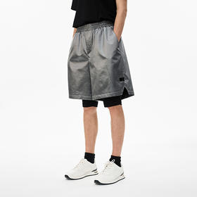 Unawares.SS21 定制调节扣双层裤筒运动短裤