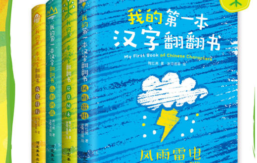 我的第一本汉字翻翻书儿童启蒙认知学习汉字绘本游戏认知洞洞书绘本3-6岁幼儿宝宝看图识字认字卡片小象汉子 儿童早教启蒙认知翻翻 商品图0