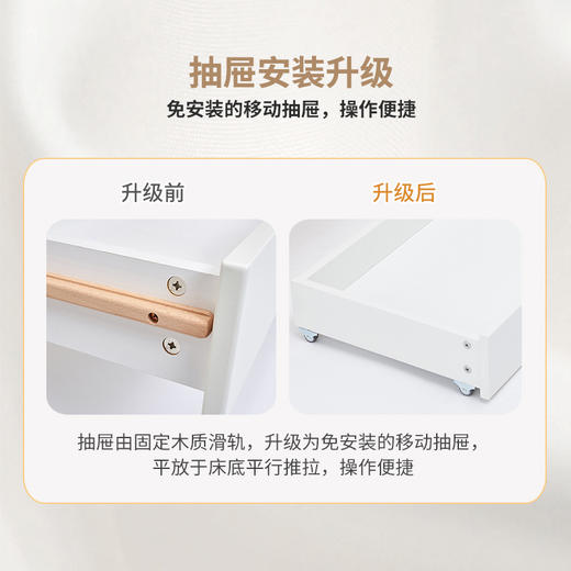 英氏婴儿床bb床0-6岁经典欧式豪华儿童床环保水性漆赠小护栏 商品图1