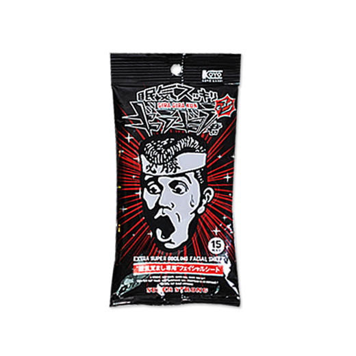 日本进口清凉醒神提神醒目湿纸巾黄色袋装湿巾薄荷湿巾15抽 WHJC 商品图4