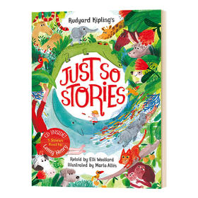 原来如此的故事绘本 英文原版 Rudyard Kipling's Just So Stories 这一些小故事 Marta Altes 带CD 英文版进口英语书籍