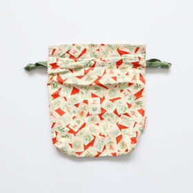 HUJI祤集Bobby收纳袋插画中华麻将