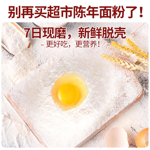 【6个月以上入】内蒙古河套有机面粉，不“美容”无增白剂，天然麦香，宝宝爱吃 商品图0