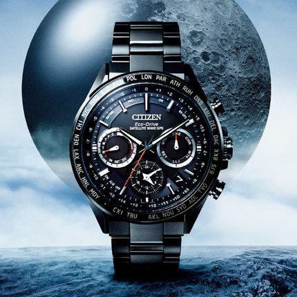 西铁城（CITIZEN）光动能卫星对时舒博钛™覆DLC男表  CC4014-62E 商品图1