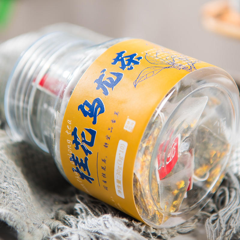 花老板桂花乌龙茶组合花茶包冷泡茶浓香桂花茶三角茶包桂花乌龙茶30g 10包 3g