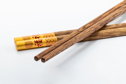 五双传统创意实木福筷家用送人礼盒装5014 商品图4