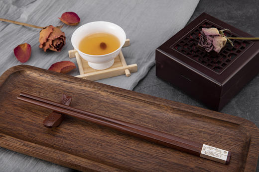 一双一架年年有余实木筷子礼盒装 商品图8