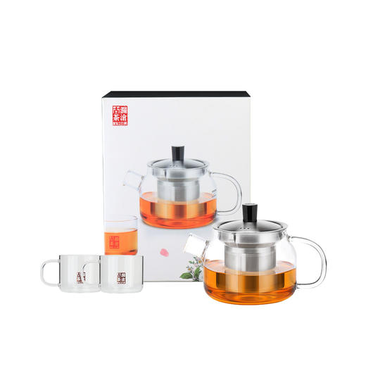 澜沧古茶玻璃健康壶套组470ml壶+150ml品茗杯2个 商品图5